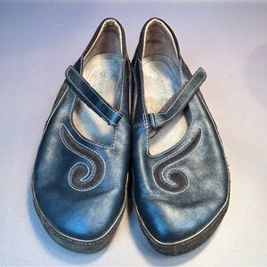 Naot Matai Mary Jane Loafers Shoes Women’s US Size/EU 39 Black Leather Comfort
